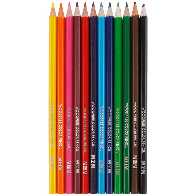 مداد رنگی 12 رنگ ام جی ام 2012 MGM