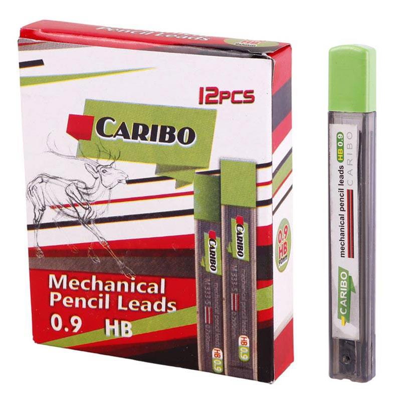 نوک مداد نوکی Caribo M 333-5 0.9mm HB بسته ۱۲ عددی