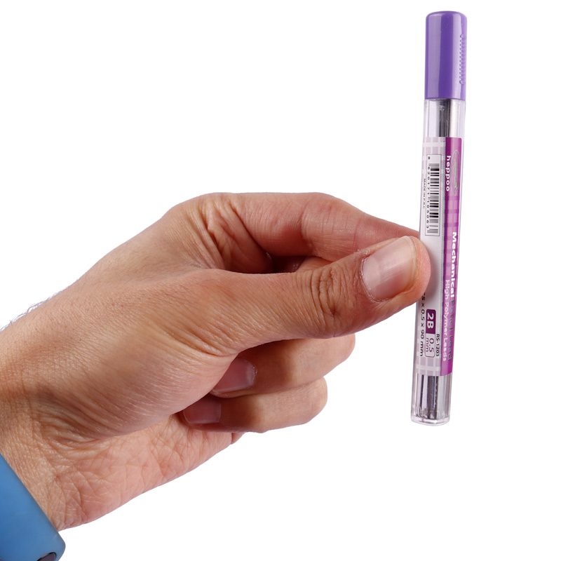 نوک مداد نوکی Heppoo RS-1203 0.5mm 2B بسته ۱۲ عددی