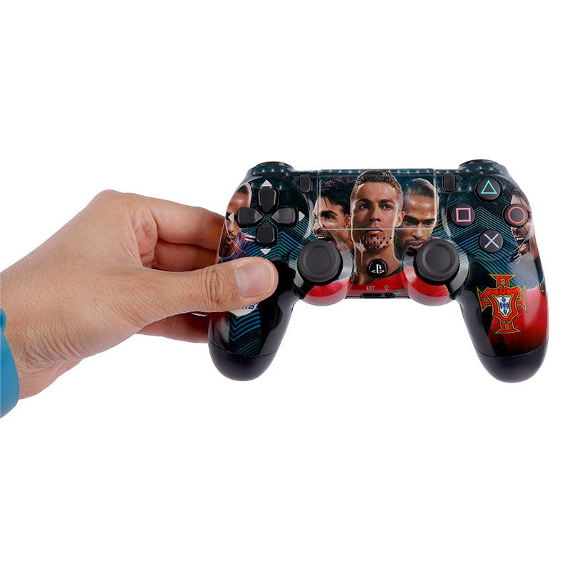 دسته بی سیم SONY PlayStation 4 DualShock 4 High Copy طرح فوتبالی