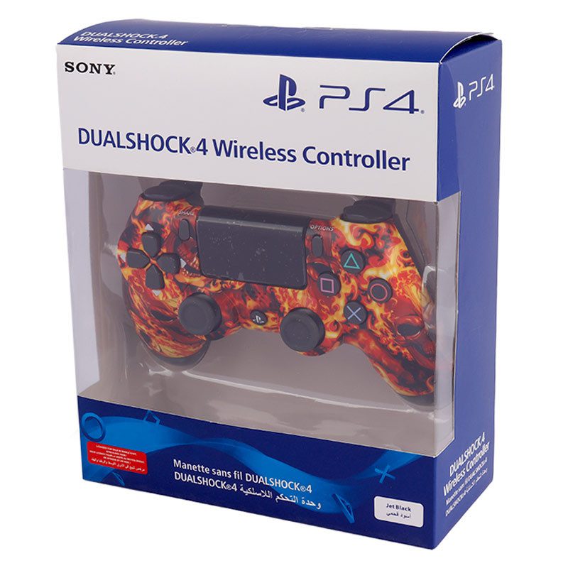 دسته بی سیم SONY PlayStation 4 DualShock 4 High Copy طرح Ghost Rider