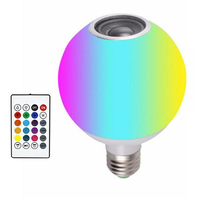 لامپ LED اسپیکر دار بلوتوثی Music Bulb 12W E27 + ریموت کنترل