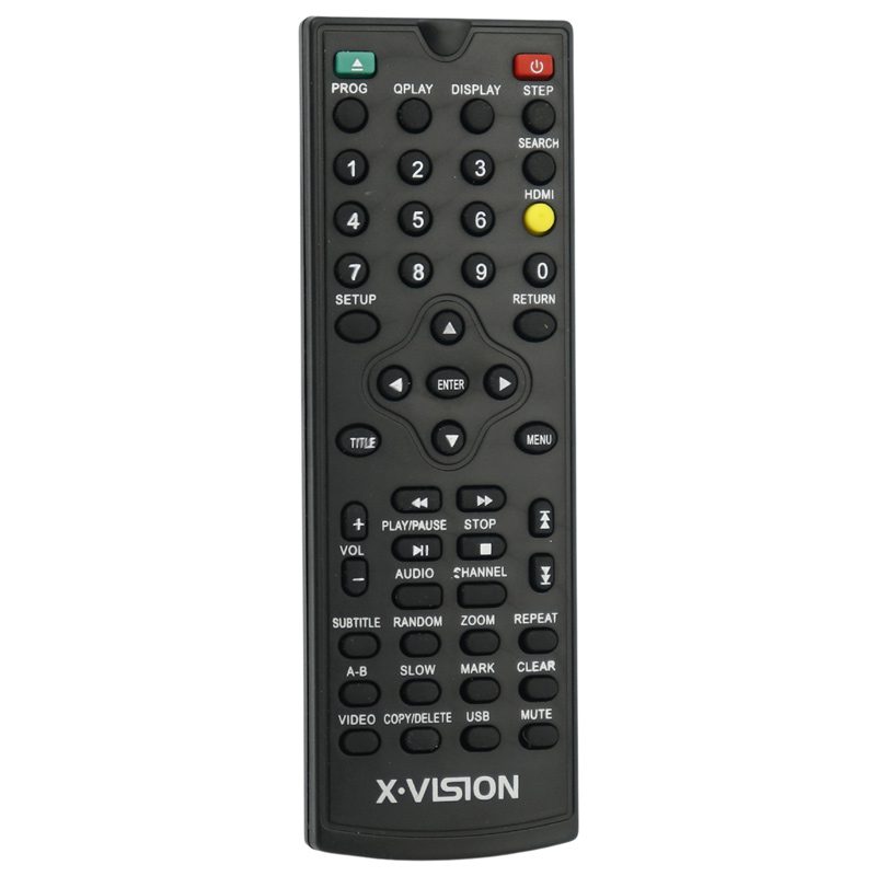 کنترل دی وی دی x.vision rx-020 دکمه زرد