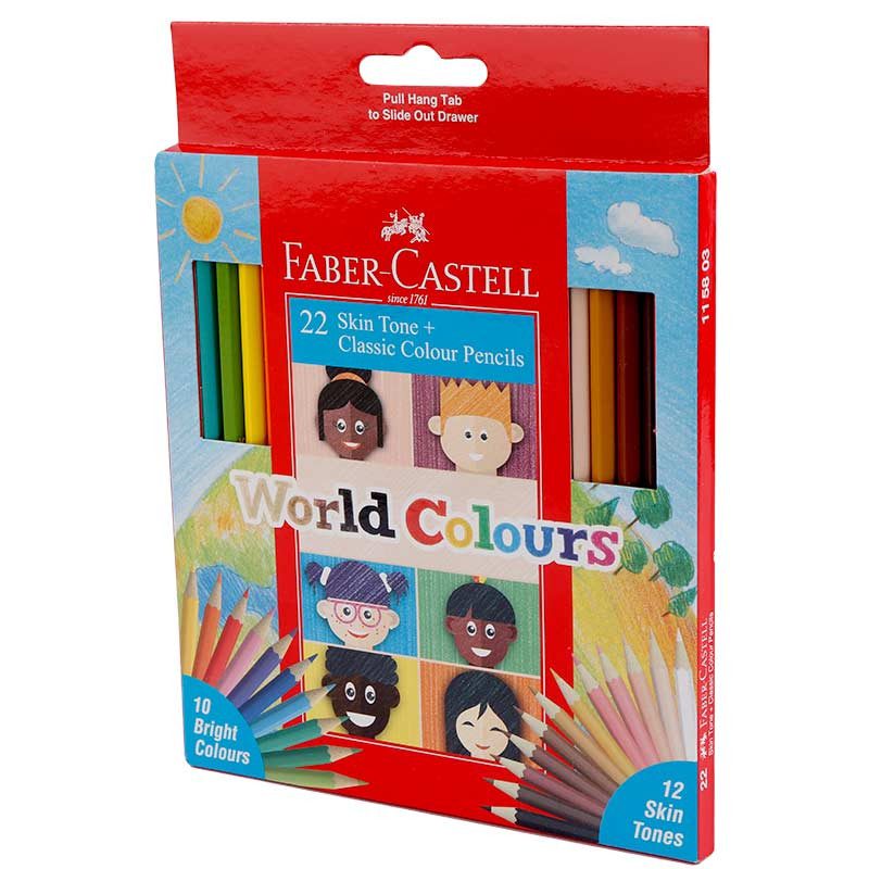مداد رنگی 22 رنگ فابر کاستل faber-castell 115803