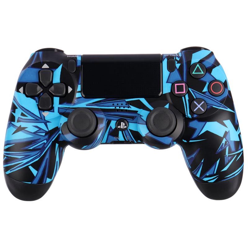 دسته بی سیم sony playstation 4 dualshock 4 high copy طرح فانتزی رنگی کد 1