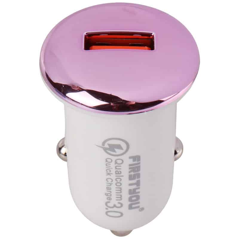 شارژر فندکی فست شارژ firstyou f020 qc3.0 pd 3a 18w