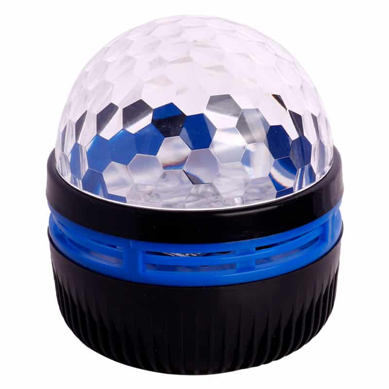 چراغ رقص نور شارژی طرح شفق led q6n magic ball + ریموت کنترل