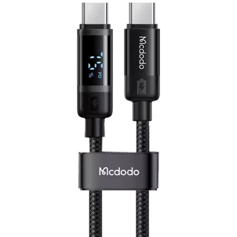 کابل تبدیل فست شارژ mcdodo ca-578 type-c to type-c 3a pd 60w 1.2m