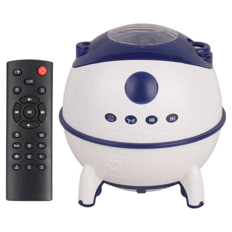 چراغ رقص نور گردان اسپیکر دار بلوتوثی BH-155 + ریموت کنترل