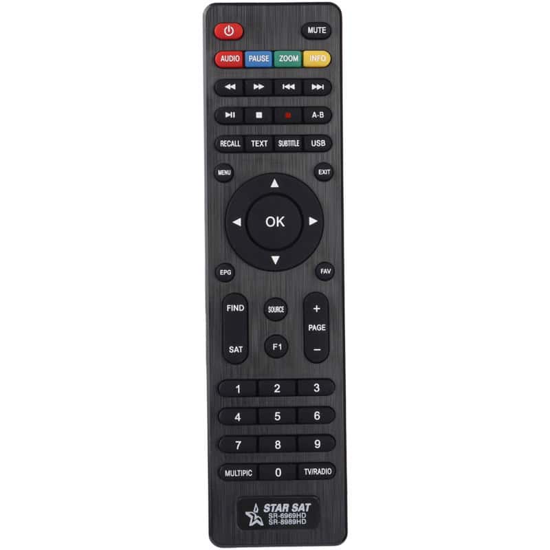 کنترل گیرنده starsat sr-6969/2090/8989 hd