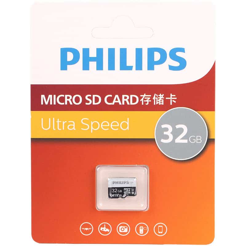 رم میکرو 32 گیگ فیلیپس Philips Ultra Speed U3 A1 V30