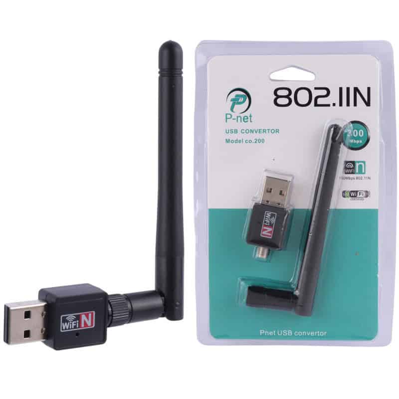 کارت شبکه بی سیم آنتن دار P-net Co.200 802.11N 150Mbps