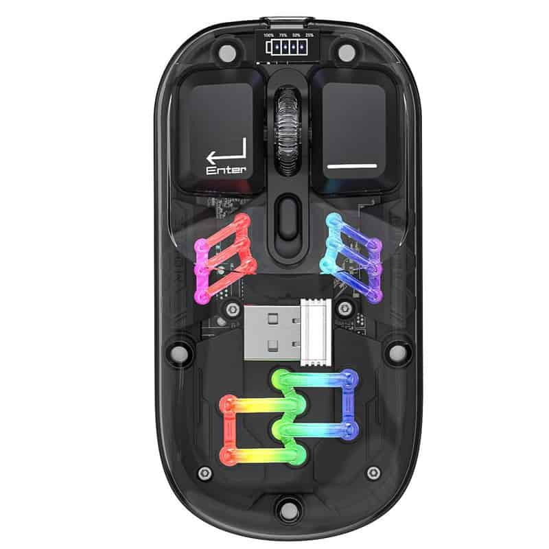 موس بی سیم فشن XWD118 M08 RGB
