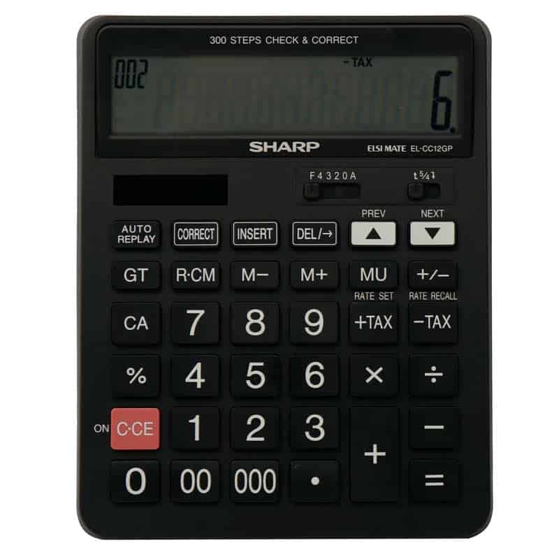 ماشین حساب شارپ SHARP EL-CC12GP