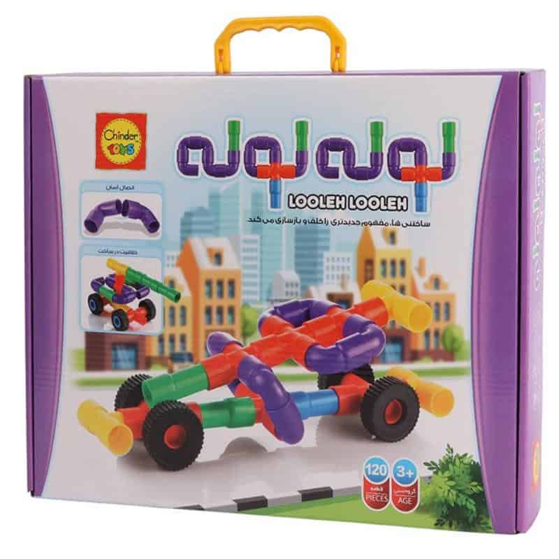 بازی فکری لوله لوله 120 تکه Chinder Toys 1752