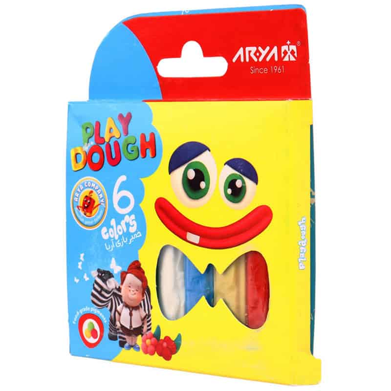 خمیر بازی 6 رنگ آریا 1057 Arya