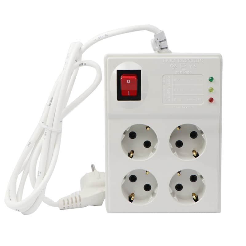 محافظ برق کامپیوتر 4 خانه ارت دار پارت الکتریک PE2204 با کابل 1٫8 متری